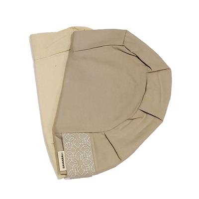 Biologisch Katoenen Meditatie Kussenhoezen - Grijs kasteel , Halve maan kussen