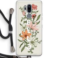 Hello bloemen: LG G7 Thinq Transparant Hoesje met koord