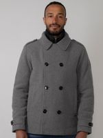 40% korting - Petrol Industries Heren Klassieke jas Grijs - XXL - thumbnail