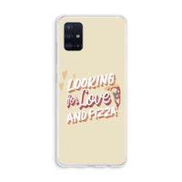 Pizza is the answer: Galaxy A51 4G Transparant Hoesje