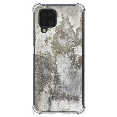 Samsung Galaxy A12 Anti-Shock Hoesje Beton Print Samsung Galaxy A12 Anti-Shock Hoesje Beton Print