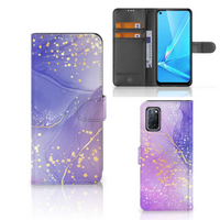 Hoesje voor OPPO A72 | OPPO A52 Watercolor Paars - thumbnail