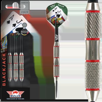 Bulls BlackJack Brass Red - Dartpijlen