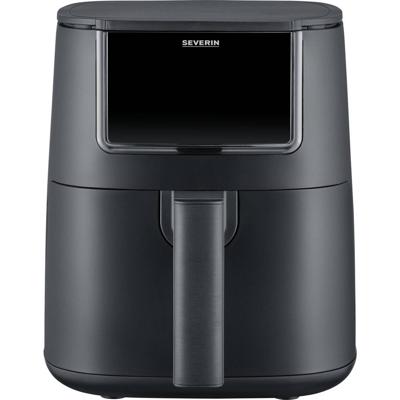 Severin FR 2461 Airfryer 4 l 1300 W Timerfunctie, Met display Zwart