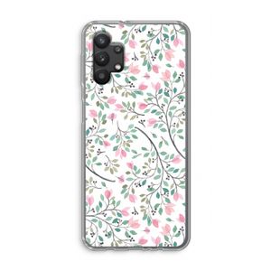 Sierlijke bloemen: Samsung Galaxy A32 5G Transparant Hoesje