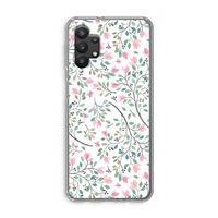 Sierlijke bloemen: Samsung Galaxy A32 5G Transparant Hoesje