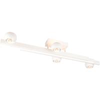 LED Plafondlamp - Musterring Cannon - 1 Lichtpunt van 36 Watt - Dimbaar - Aanpasbare Lichtkleur - Geheugenfunctie - Nachtlamp - Zwenkbaar - Mat Wit - Metaal