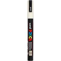 Uni-Posca Posca marker, afm pc-3m, lijndikte 0,9-1,3 mm, fijn, ivoor, 1 stuk