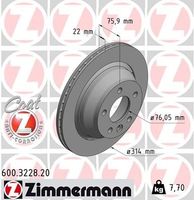 Remschijf Coat Z 600322820