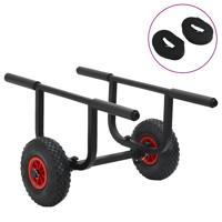 VidaXL Kajaktrolley 90 kg aluminium