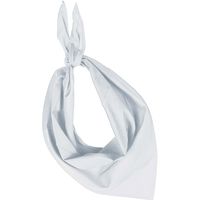 Witte basic bandana/hals zakdoeken/sjaals/shawls voor volwassenen   -