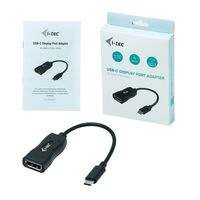 i-tec C31DP60HZP video kabel adapter 0,15 m USB-C 3.1 DisplayPort Zwart - thumbnail