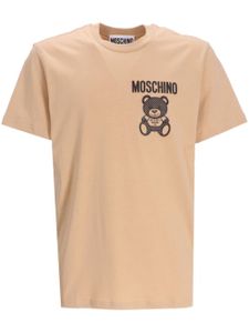 Moschino t-shirt en coton à imprimé Teddy Bear - Tons neutres