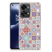 OnePlus Nord 2T | TPU | Siliconen hoesje | Tiles Color