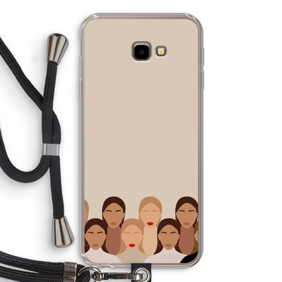 Girls girls girls: Samsung Galaxy J4 Plus Transparant Hoesje met koord