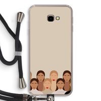 Girls girls girls: Samsung Galaxy J4 Plus Transparant Hoesje met koord