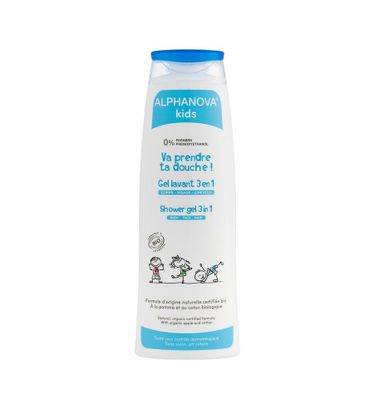 Kids bio showergel abricot