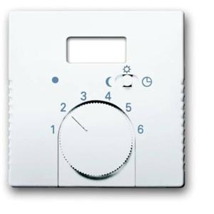 Busch-Jaeger 2CKA001710A3725 Temperatuurregelaar Afdekking Axcent Verkeerswit, Wit 1 stuk(s)