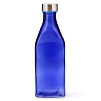 Fles Quid Habitat Blauw Glas 1 L (6 Stuks)