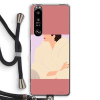 Cosy: Sony Xperia 1 III Transparant Hoesje met koord Cosy: Sony Xperia 1 III Transparant Hoesje met koord