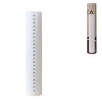 Kerst adventskaars wit senza 25 cm