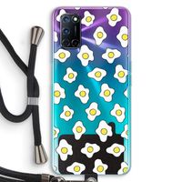 Spiegeleitjes: Oppo A52 Transparant Hoesje met koord