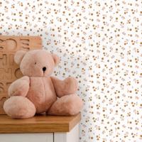 Gerecycleerd Behang Floral Dance Rol Terracotta