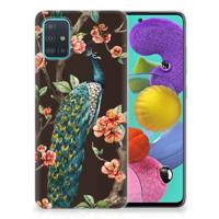 Samsung Galaxy A51 | TPU Hoesje | Pauw met Bloemen