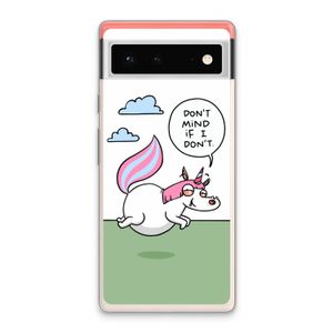 Unicorn: Google Pixel 6 Transparant Hoesje