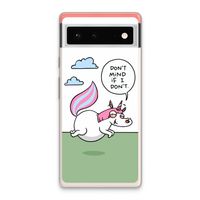 Unicorn: Google Pixel 6 Transparant Hoesje