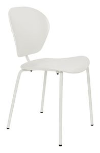 Zuiver Eetkamerstoel 'The Ocean' Gereycled kunststof, kleur Wit
