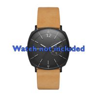 Horlogeband Skagen SKW6257 Leder Bruin 22mm