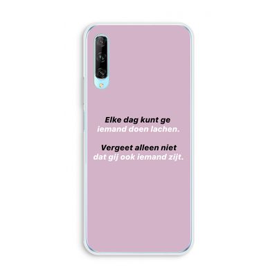 gij zijt ook iemand: Huawei P Smart Pro Transparant Hoesje
