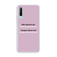 gij zijt ook iemand: Huawei P Smart Pro Transparant Hoesje