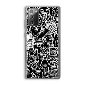 Vexx Black Mixtape: Samsung Galaxy Note 20 / Note 20 5G Transparant Hoesje
