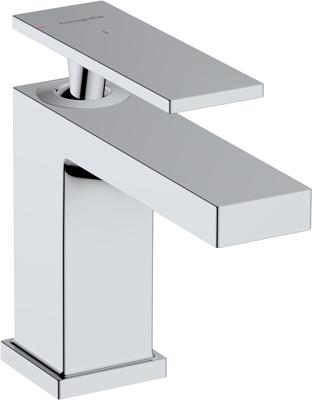 Hansgrohe Tecturis E 80 CoolStart ééngreeps wastafelmengkraan met PopUp trekwaste, chroom
