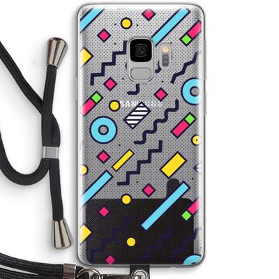 8-bit N°8: Samsung Galaxy S9 Transparant Hoesje met koord