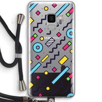 8-bit N°8: Samsung Galaxy S9 Transparant Hoesje met koord
