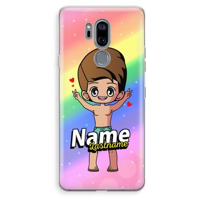 Chibi Maker man: LG G7 Thinq Transparant Hoesje