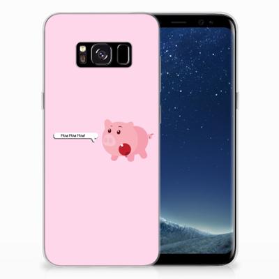Samsung Galaxy S8 Telefoonhoesje met Naam Pig Mud Samsung Galaxy S8 Telefoonhoesje met Naam Pig Mud