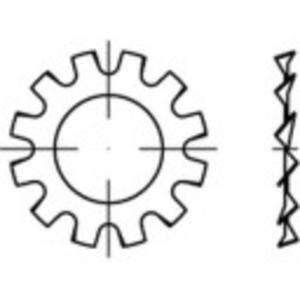 TOOLCRAFT 138331 Tandveerring Binnendiameter: 31 mm DIN 6797 Verenstaal 100 stuk(s)