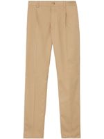 Burberry pantalon chino à logo brodé - Tons neutres