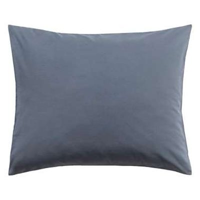 Kussensloop katoen - grijsblauw (2 stuks) - 60x70 cm