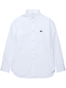 Comme Des Garçons Shirt x Lacoste chemise à patch logo - Blanc