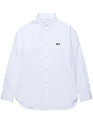 Comme Des Garçons Shirt x Lacoste chemise à patch logo - Blanc