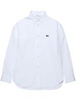 Comme Des Garçons Shirt x Lacoste chemise à patch logo - Blanc - thumbnail