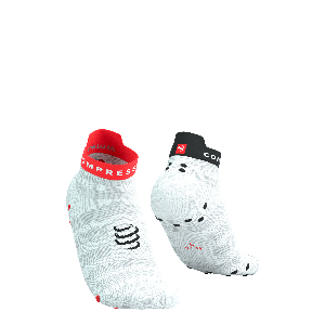 Compressport Pro racing socks v4.0 ultralig - WIT - Unisex