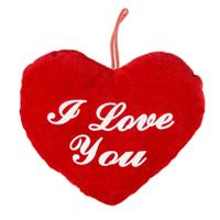 Pluche hartje - rood - I Love You - Valentijnsdag/Moederdag cadeau - decoratie Pluche hartje - rood - I Love You - Valentijnsdag/Moederdag cadeau - decoratie