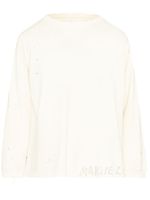 Maison Margiela sweat Handwritten en coton - Blanc - thumbnail