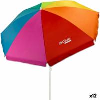 Parasol Aktive Multicolour 180 x 185 x 180 cm 180 x 180 x 180 cm 180 x 189 x 180 cm (12 Stuks)